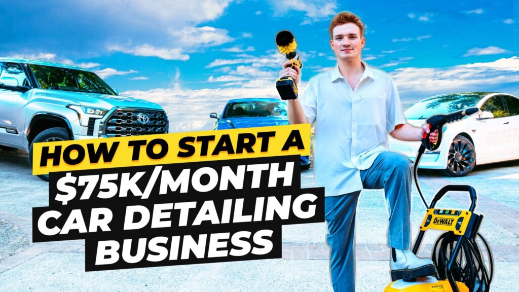 what equipment do i need to start a car detailing business